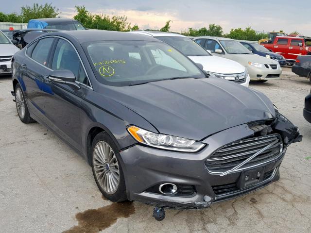 3FA6P0K97FR207615 - 2015 FORD FUSION TIT GRAY photo 1