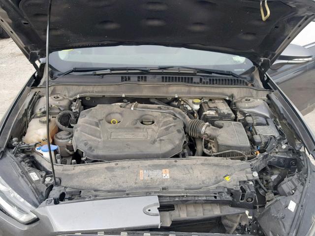 3FA6P0K97FR207615 - 2015 FORD FUSION TIT GRAY photo 7