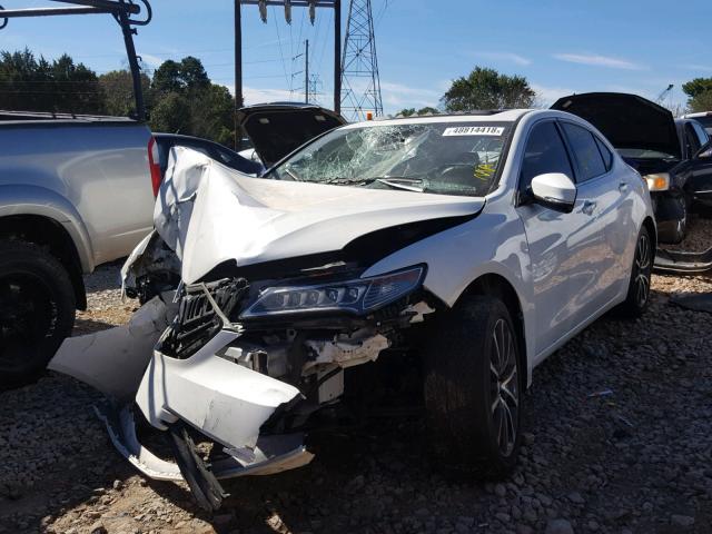 19UUB2F57FA016470 - 2015 ACURA TLX TECH WHITE photo 2