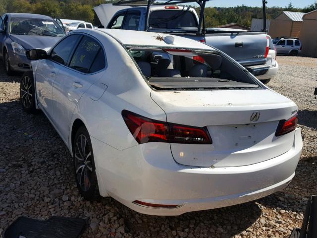 19UUB2F57FA016470 - 2015 ACURA TLX TECH WHITE photo 3