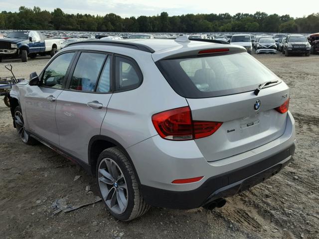 WBAVM5C56EVV93076 - 2014 BMW X1 XDRIVE3 SILVER photo 3