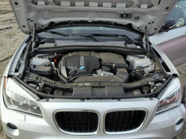 WBAVM5C56EVV93076 - 2014 BMW X1 XDRIVE3 SILVER photo 7