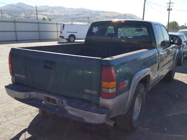 1GTEK19T1XE543745 - 1999 GMC NEW SIERRA GREEN photo 4