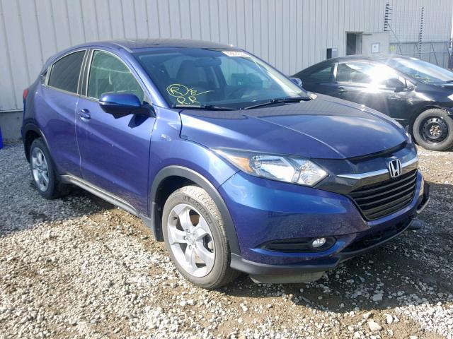 3CZRU6H55GM108842 - 2016 HONDA HR-V EX BLUE photo 1