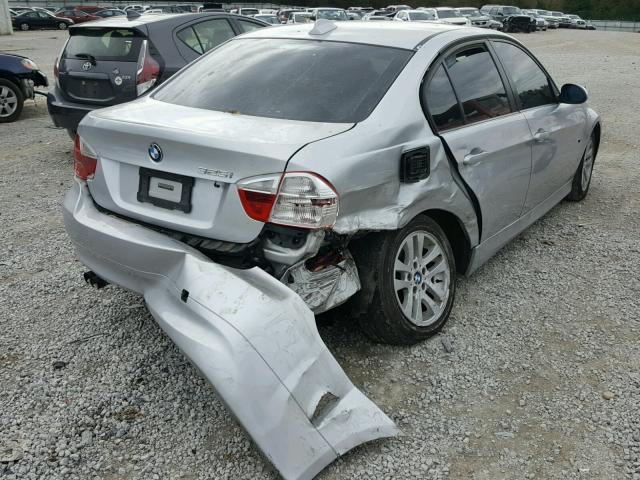 WBAVB17556NK34702 - 2006 BMW 325 I AUTO SILVER photo 4