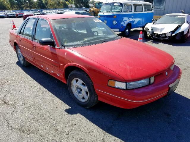 1G3WH54T7ND371287 - 1992 OLDSMOBILE CUTLASS SU RED photo 1