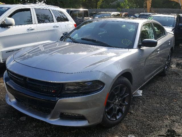 2C3CDXJG9JH218221 - 2018 DODGE CHARGER GT SILVER photo 2