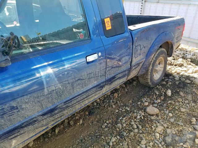 1FTYR44E99PA59820 - 2009 FORD RANGER SUP BLUE photo 10