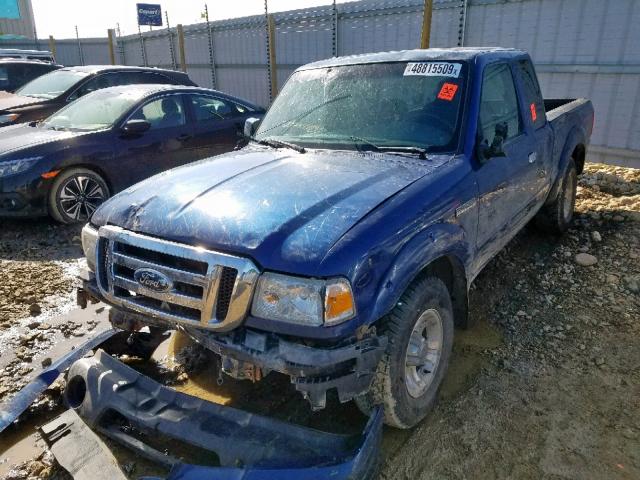 1FTYR44E99PA59820 - 2009 FORD RANGER SUP BLUE photo 2