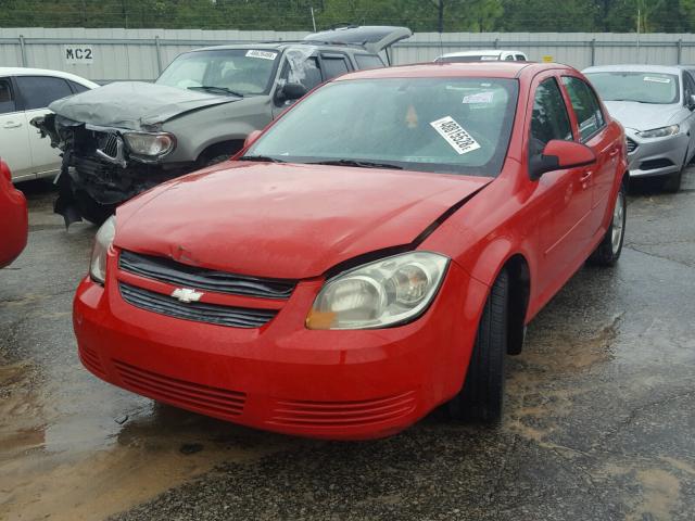 1G1AF5F52A7183356 - 2010 CHEVROLET COBALT 2LT RED photo 2