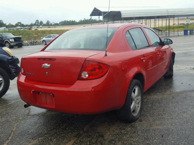 1G1AF5F52A7183356 - 2010 CHEVROLET COBALT 2LT RED photo 4