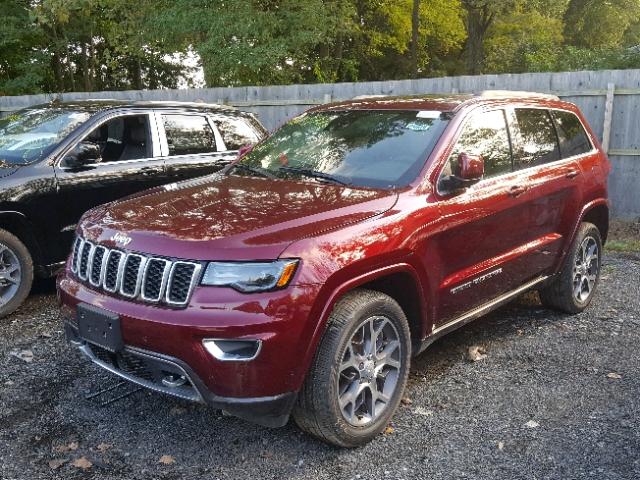 1C4RJFBT9JC165043 - 2018 JEEP GRAND CHER BURGUNDY photo 2