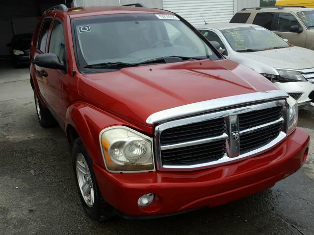 1D4HD48N46F104210 - 2006 DODGE DURANGO SL BURGUNDY photo 1