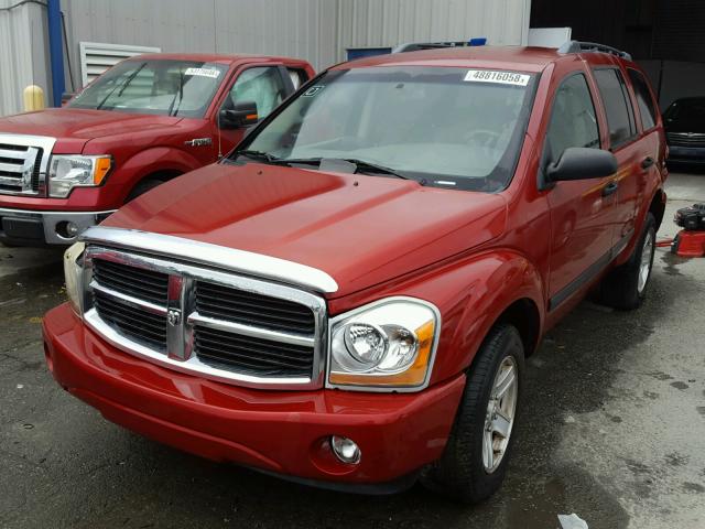 1D4HD48N46F104210 - 2006 DODGE DURANGO SL BURGUNDY photo 2