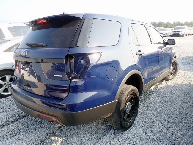 1FM5K8AR3GGA29064 - 2016 FORD EXPLORER P BLUE photo 4