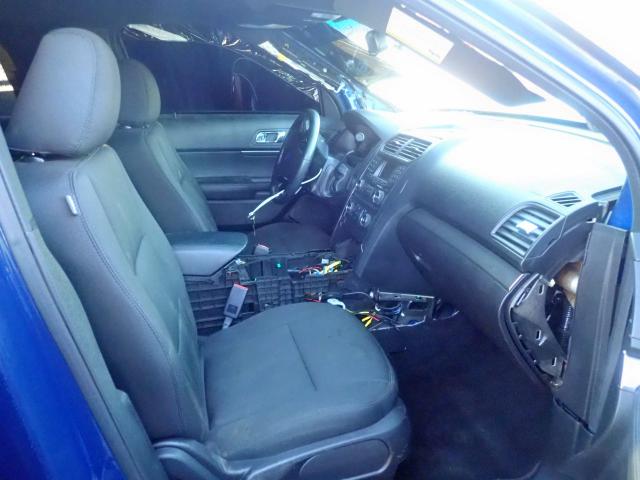 1FM5K8AR3GGA29064 - 2016 FORD EXPLORER P BLUE photo 5