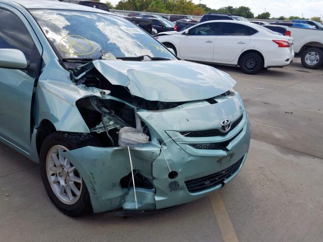 JTDBT923271133567 - 2007 TOYOTA YARIS GREEN photo 9