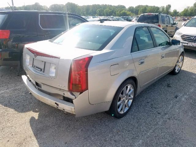 1G6DP577570163320 - 2007 CADILLAC CTS HI FEA SILVER photo 4