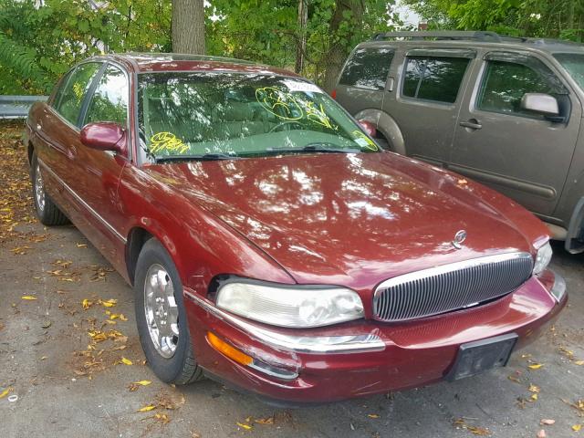 1G4CW54K124205905 - 2002 BUICK PARK AVENU BURGUNDY photo 1