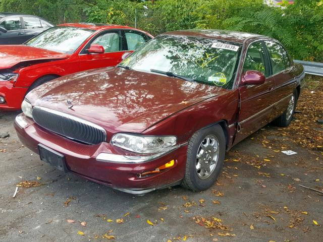 1G4CW54K124205905 - 2002 BUICK PARK AVENU BURGUNDY photo 2