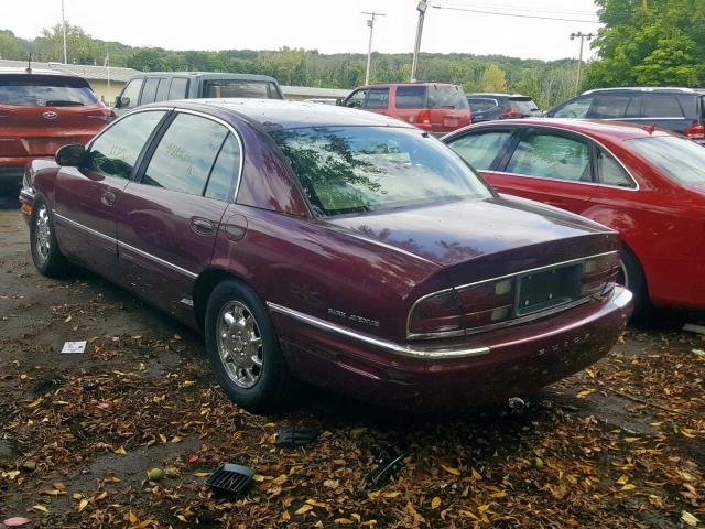 1G4CW54K124205905 - 2002 BUICK PARK AVENU BURGUNDY photo 3