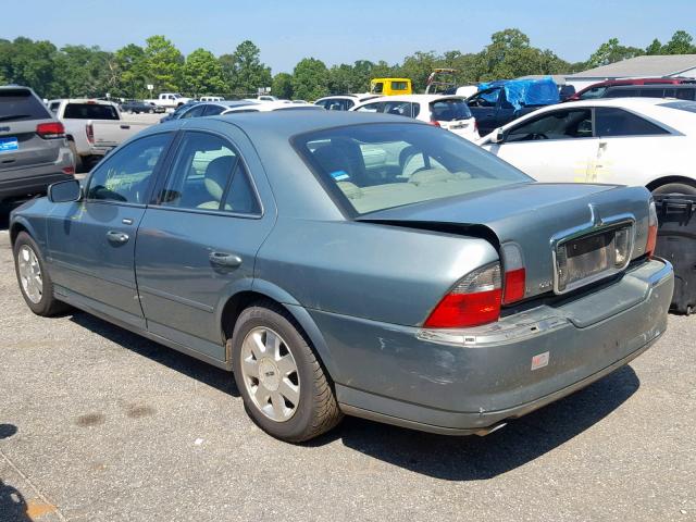 1LNHM86S33Y684137 - 2003 LINCOLN LS 绿色 照片 3