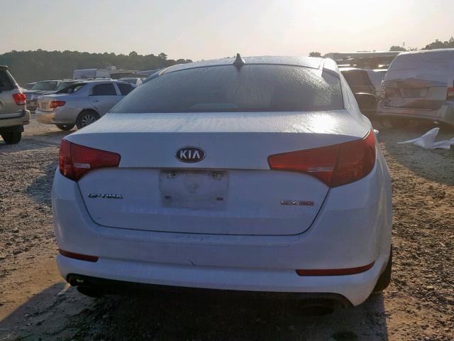 5XXGN4A7XDG169482 - 2013 KIA OPTIMA EX WHITE photo 9