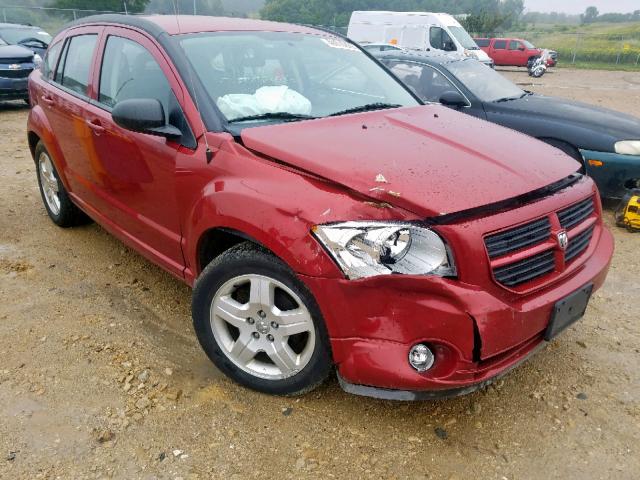 1B3HB48A39D112493 - 2009 DODGE CALIBER SX RED photo 1