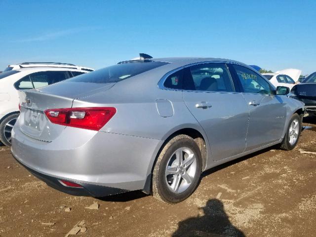 1G1ZB5ST9KF202561 - 2019 CHEVROLET MALIBU LS SILVER photo 4