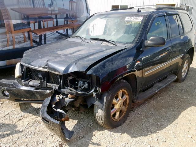 1GKDT13S7621P6734 - 2006 GMC ENVOY BLACK photo 10