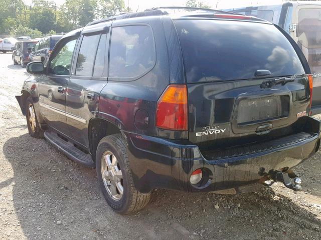 1GKDT13S7621P6734 - 2006 GMC ENVOY BLACK photo 3