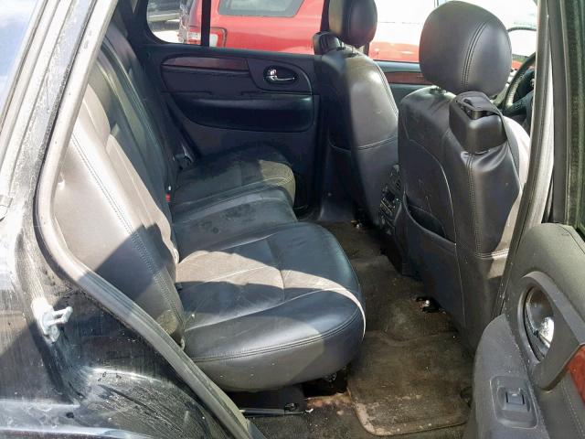 1GKDT13S7621P6734 - 2006 GMC ENVOY BLACK photo 6