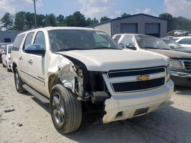 1GNSCKE03DR244464 - 2013 CHEVROLET SUBURBAN C WHITE photo 1