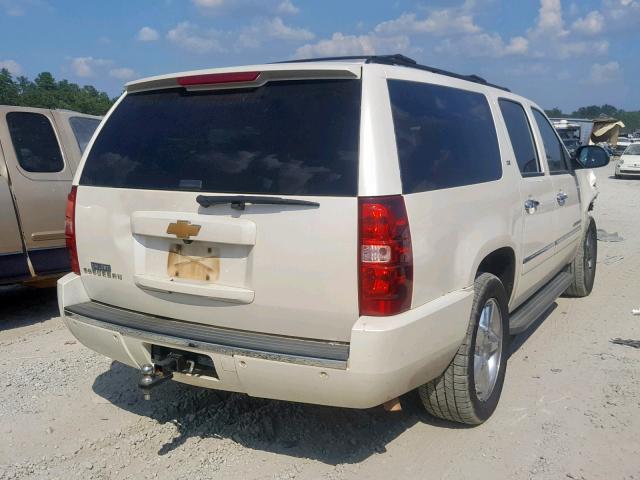 1GNSCKE03DR244464 - 2013 CHEVROLET SUBURBAN C WHITE photo 4