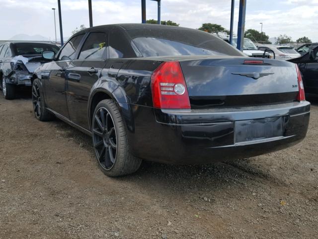 2C3KA43R08H189767 - 2008 CHRYSLER 300 LX BLACK photo 3