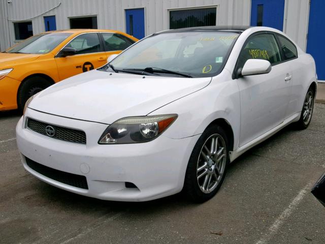 JTKDE177670160480 - 2007 TOYOTA SCION TC თეთრი ფოტო 2