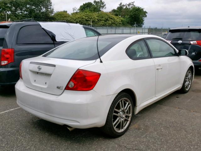 JTKDE177670160480 - 2007 TOYOTA SCION TC თეთრი ფოტო 4