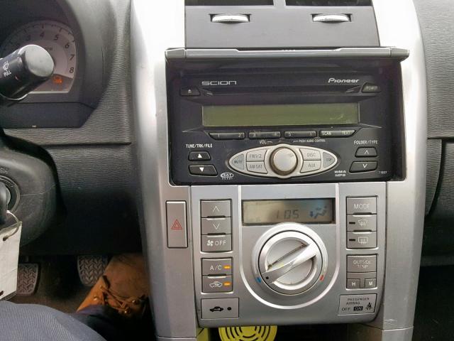 JTKDE177670160480 - 2007 TOYOTA SCION TC თეთრი ფოტო 9