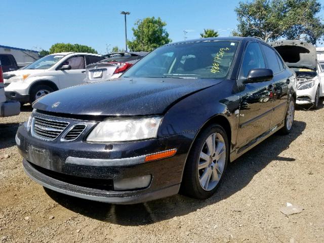 YS3FD49Y771139506 - 2007 SAAB 9-3 2.0T BLACK photo 2