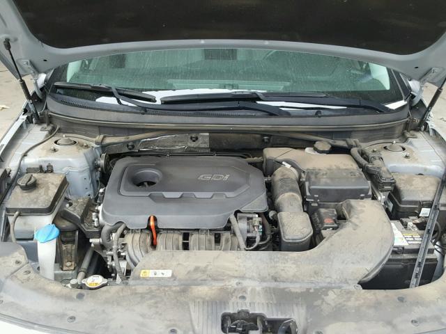 5NPE34AF2FH047193 - 2015 HYUNDAI SONATA SPO GRAY photo 7