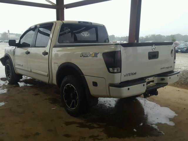 1N6BA0EC4DN314300 - 2013 NISSAN TITAN S WHITE photo 3