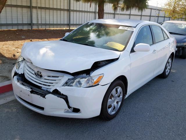 4T4BE46K59R099738 - 2009 TOYOTA CAMRY BASE WHITE photo 2