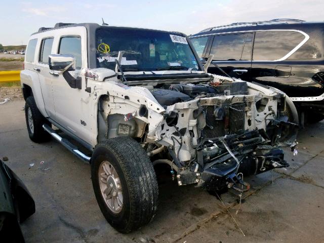 5GTDN13E978230589 - 2007 HUMMER H3 WHITE photo 1