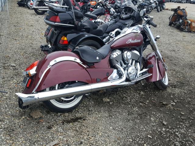 56KCCAAA0J3357707 - 2018 INDIAN MOTORCYCLE CO. CHIEF CLAS RED photo 4