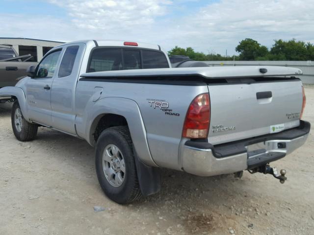 5TETU62N88Z490681 - 2008 TOYOTA TACOMA PRE SILVER photo 3