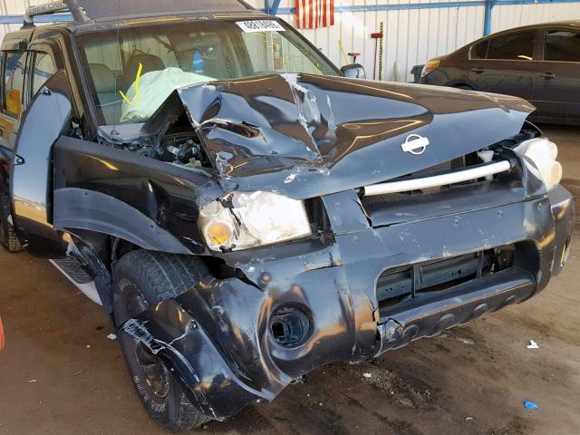 1N6ED27Y01C388104 - 2001 NISSAN FRONTIER C BLACK photo 9