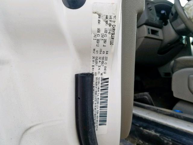 1J8HG48K68C162343 - 2008 JEEP COMMANDER თეთრი ფოტო 10