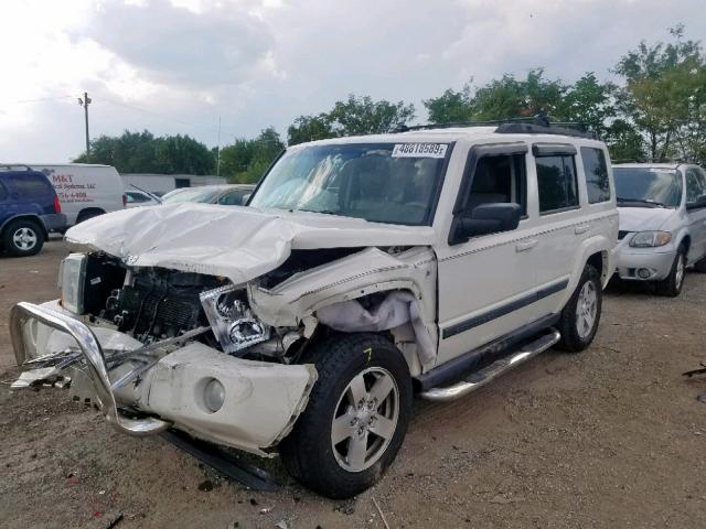 1J8HG48K68C162343 - 2008 JEEP COMMANDER თეთრი ფოტო 2