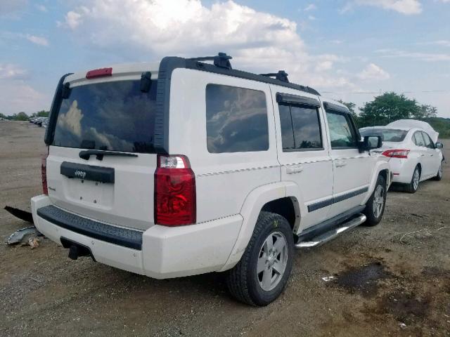 1J8HG48K68C162343 - 2008 JEEP COMMANDER თეთრი ფოტო 4