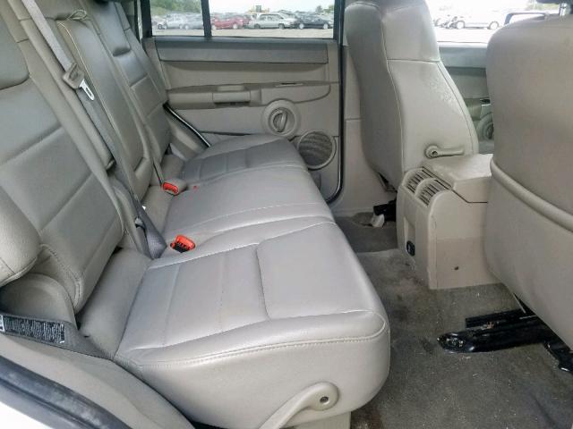 1J8HG48K68C162343 - 2008 JEEP COMMANDER თეთრი ფოტო 6
